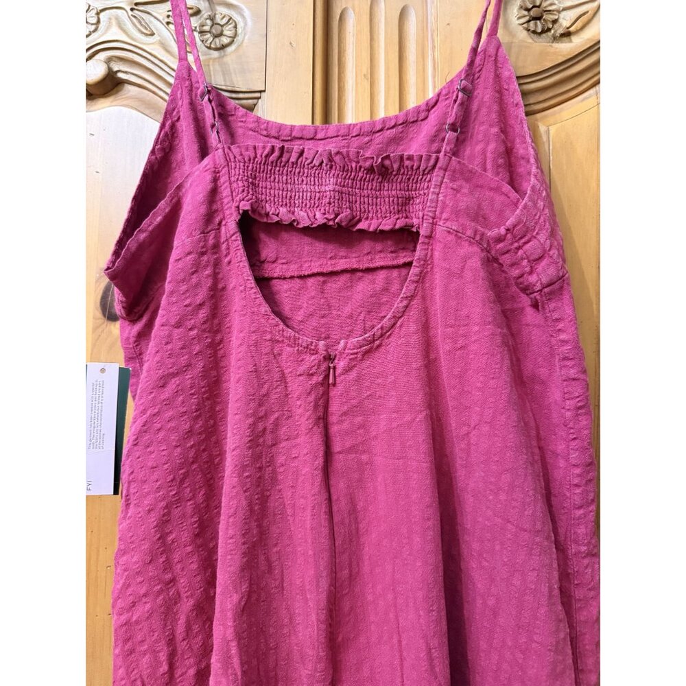 Wild Fable Plum Purple Textured Sleeveless Dress Womens XL NWT Adjustable Straps - Picture 3 of 5